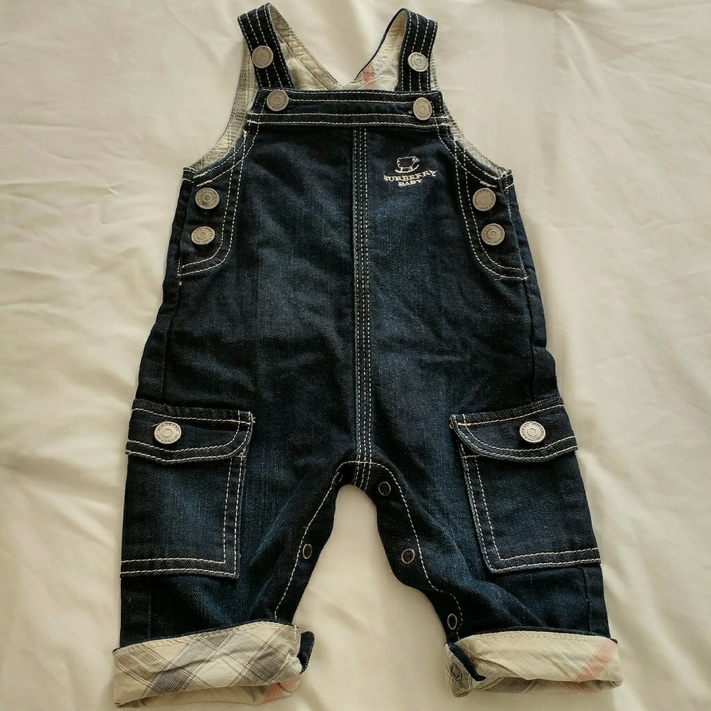 Burberry Children Denim Overalls